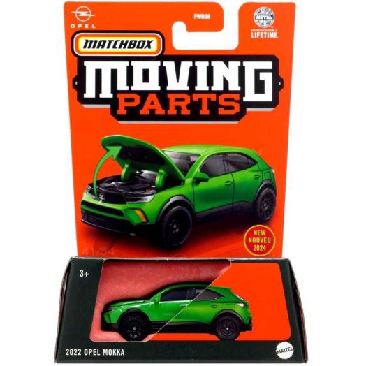 Matchbox Moving Parts 2022 Opel Mokka Diecast Car, 1-Pack