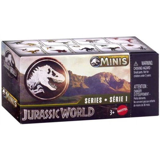 Mattel Collectible Kids Dinosaurs Action Figures, Jurassic World, 1.125", 2 Count