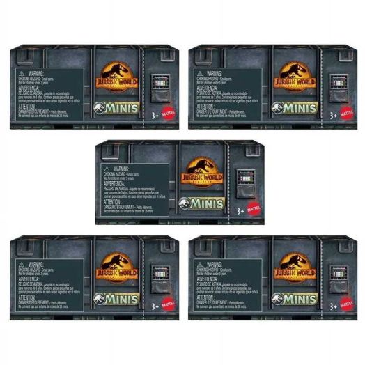 Mattel - Jurassic World Dominion Mystery Mini Figures - BLIND BOXES [5 Pack Lot]