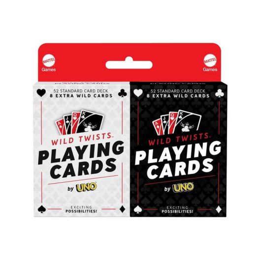 Wild Twists Playing Cards By UNO