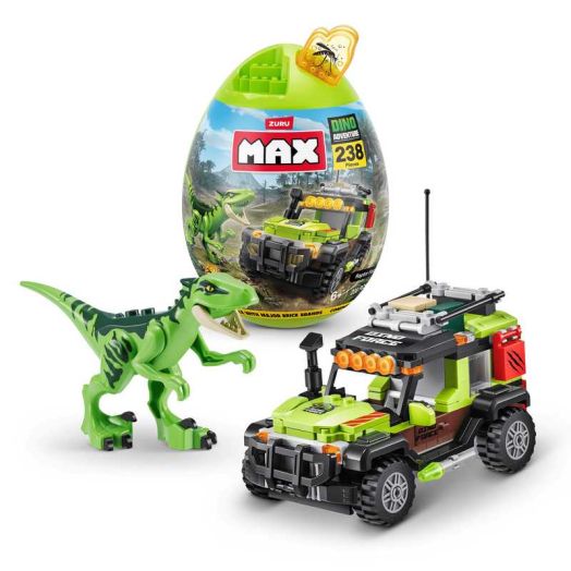MAX Build More Dino Escape (238 Pieces) Building Bricks Toys For Kids 3+ by ZURU