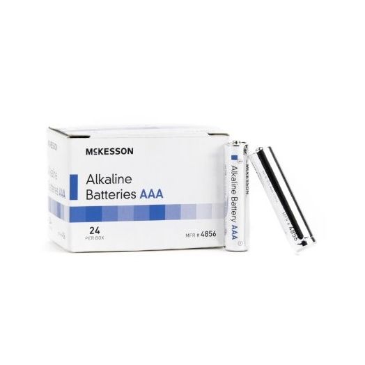 McKesson Alkaline Battery AAA Cell 1.5V Disposable, Box of 24