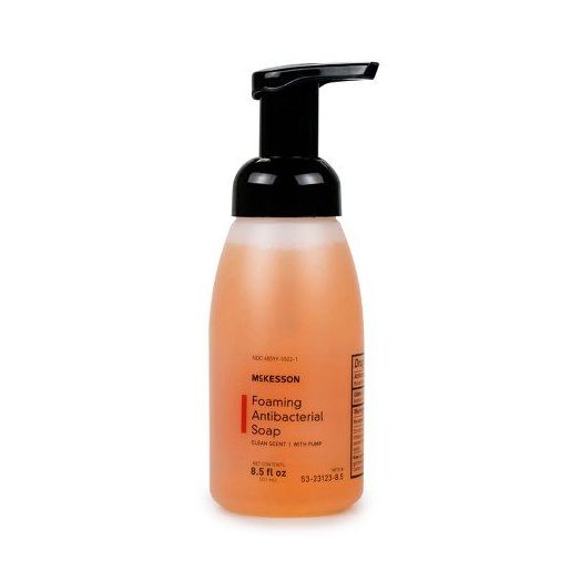 McKesson Foaming Antibacterial Hand Soap, Clean Scent 18 oz. Pump Bottle