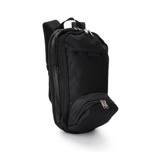 McKesson Feeding Pump Backpack, 1000mL Kangaroo Dual Flush System Black