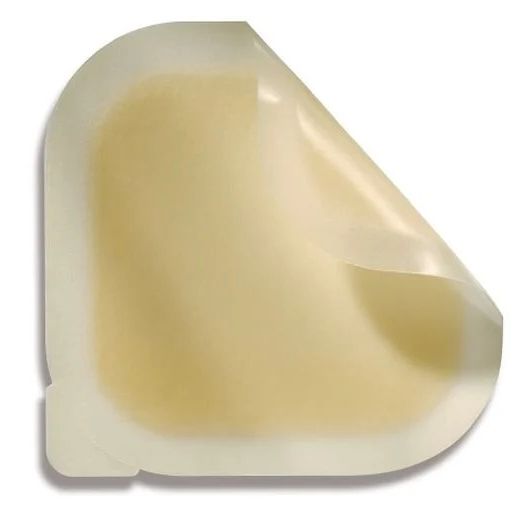 McKesson Hydrocolloid Dressing, Film Backing, 4 x 4 Inch Square, Sterile