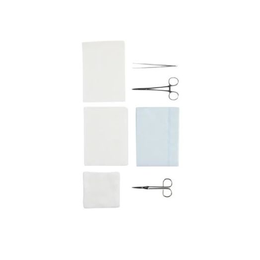 McKesson Laceration Tray with Instruments, Sterile