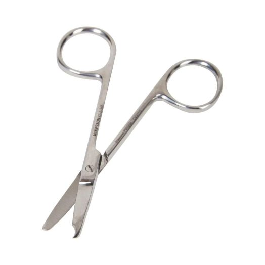 McKesson Littauer Stitch Scissors, 4-1/2 Inch Straight Blunt Tip Stainless Steel