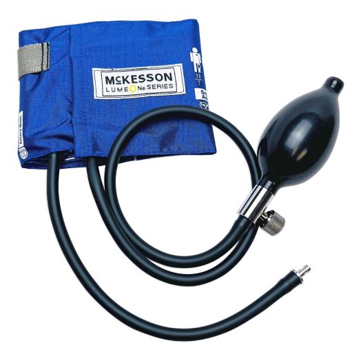 McKesson LUMEON™ Reusable Blood Pressure Cuff and Bulb, Child/Adult Arm Small 19-27 cm