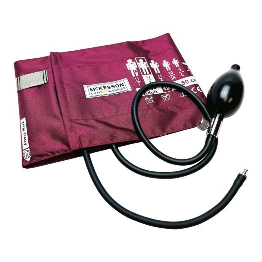 McKesson LUMEON™ Reusable Blood Pressure Cuff and Bulb, Large Adult 34-50 cm