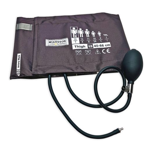 McKesson LUMEON™ Reusable Blood Pressure Cuff and Bulb, Adult Thigh X-Large 40-66 cm
