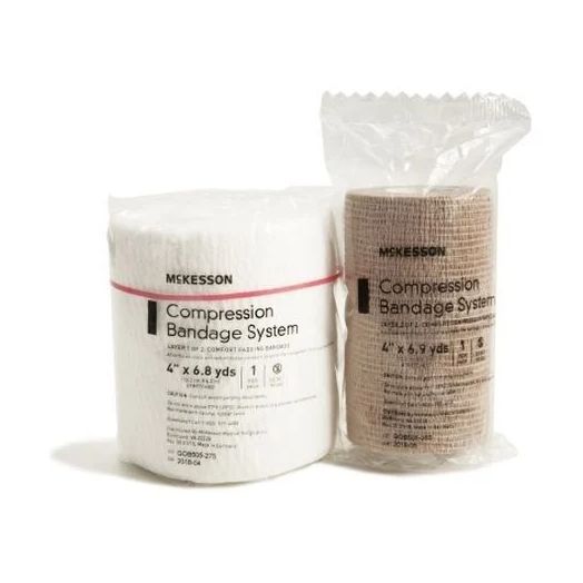 McKesson Medline Dyna-Flex Multi-Layer Compression Bandage System, Two-Layer