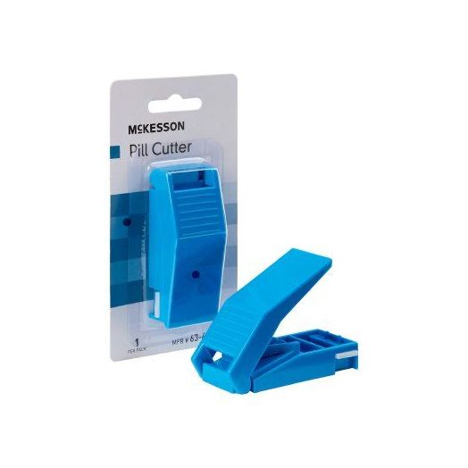 McKesson Pill Cutter Hand Operated, Blue