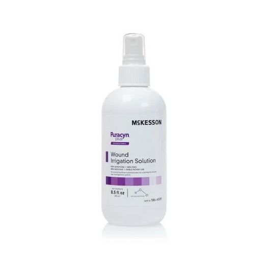 McKesson Puracyn Plus Professional Wound Irrigation Solution, 8.5 oz Pump Bottle