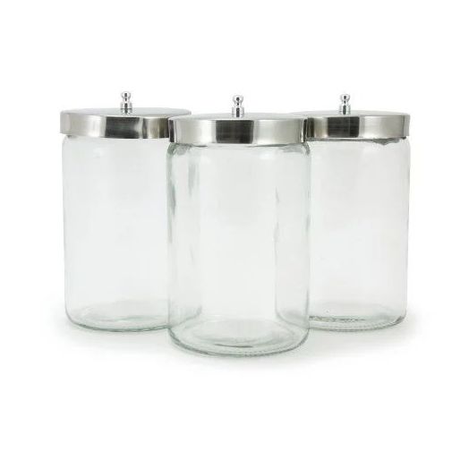 McKesson Medi-Pak® Sundry Jar, 4-1/4 x 6-1/2 Inches Clear Plastic