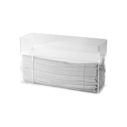 McKesson Tri-Fold Paper Towel Dispenser, Clear Plastic Wall Mount