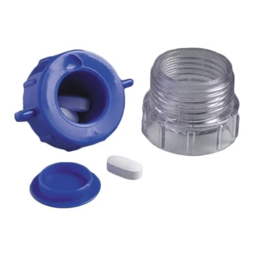 McKesson Pill Crusher Hand Operated, Twist Mechanism Clear