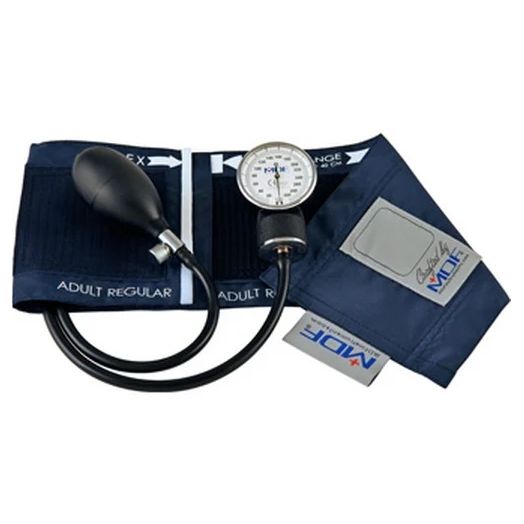 MDF Calibra Pro Professional Aneroid Sphygmomanometer, Noir Black Pocket