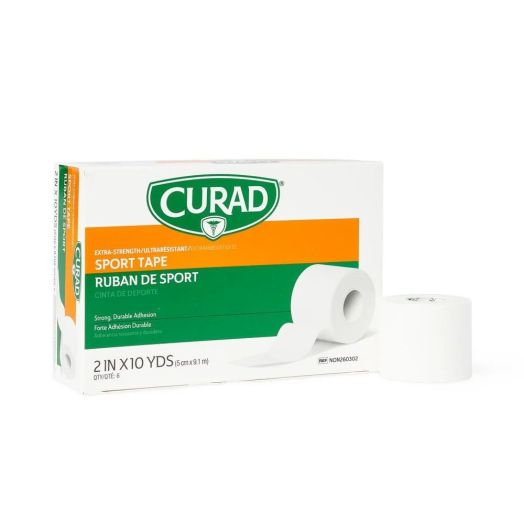 Medline CURAD Ortho-Porous Sports Adhesive Tape, 1 Inch x 10 Yard
