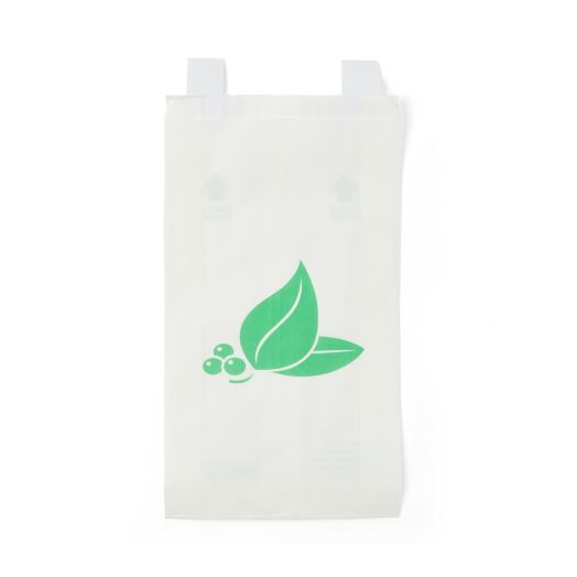 Medline Disposable Paper Bedside Bags, 6.3 x 2.0 x 11.75 Inch