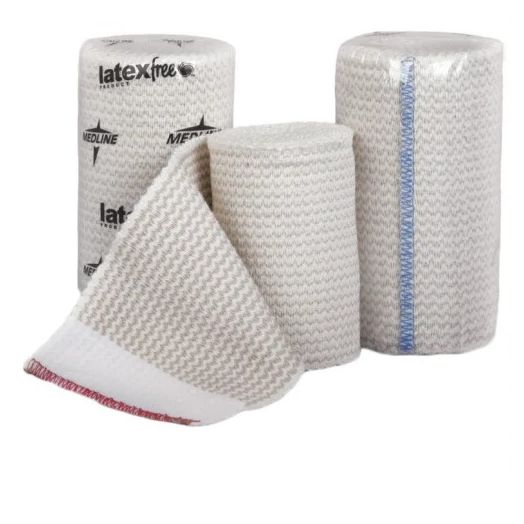 Medline Matrix Elastic Bandage with Self-Closure, 4 Inch x 5 Yard
