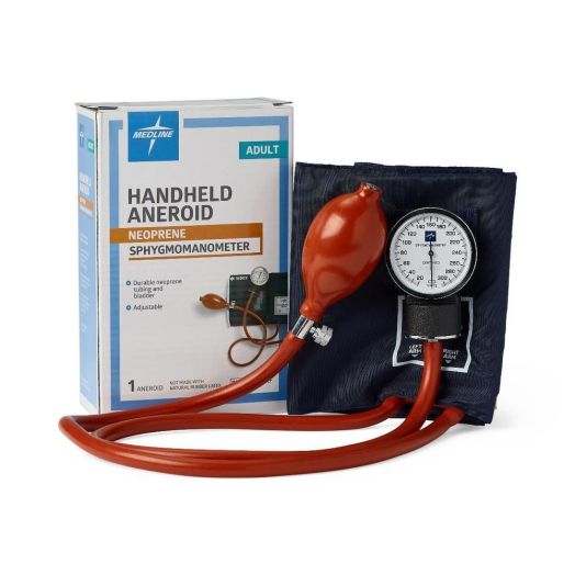 Medline Neoprene Handheld Aneroid Sphygmomanometer, Child