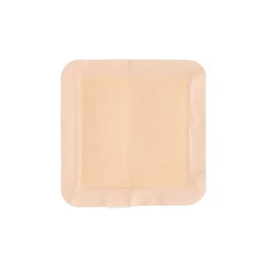 Medline Optifoam Gentle Foam Wound Dressing with Silicone Adhesive Border, 6" x 6"