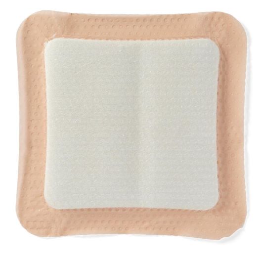 Medline Optifoam Gentle Silicone-Faced Foam Dressing, 6" x 6" Square