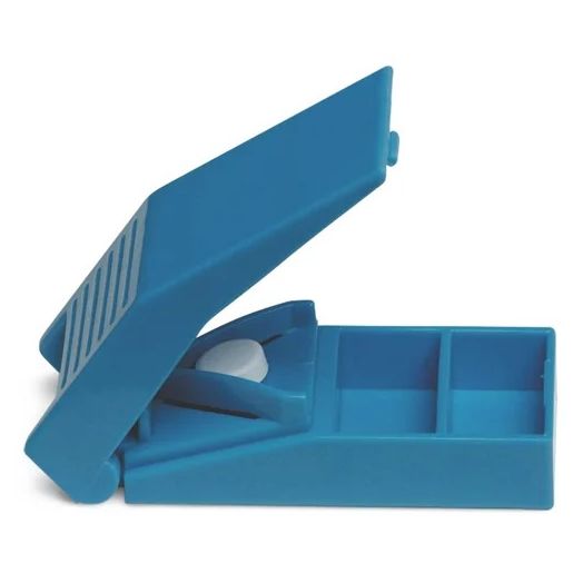 Medline Plastic Pill Splitter, Blue