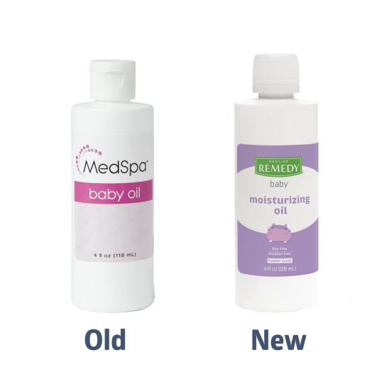 Medline Remedy Baby Moisturizing Oil, 4 oz.