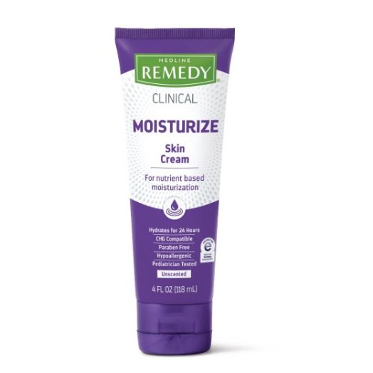 Medline Remedy Clinical Skin Cream, Unscented 4 oz Tube