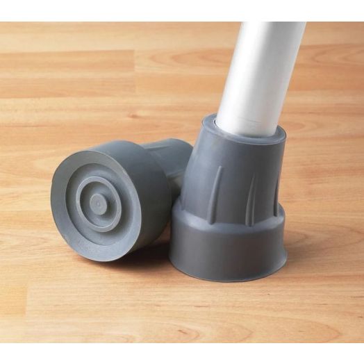 Medline Replacement Crutch Tips, Gray Case of 6