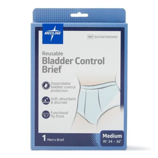 Medline Reusable Light Incontinence Underwear for Women, Large (30-33 Inch)