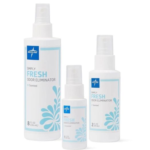 Medline Simply Fresh Odor Eliminator, Scented, 8 oz Pump Bottle