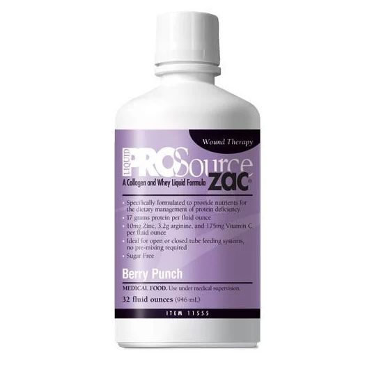 Medtrition ProSource ZAC Liquid Protein Supplement, Berry Punch 32 oz