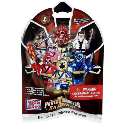 Mega Bloks Power Rangers Samurai Series 1 Minifigure Mystery Pack