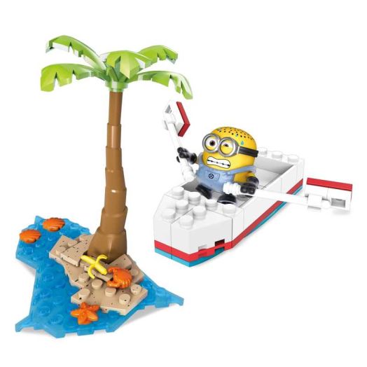 Despicable Me Mega Construx Runaway Rowboat Set Mega Bloks DYD36