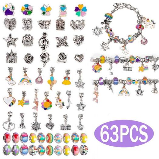 Jewelry Making kit Bracelet Kit Arts and Crafts DIY Bracelet Set for Women Christmas Birthday Gift Multicolor