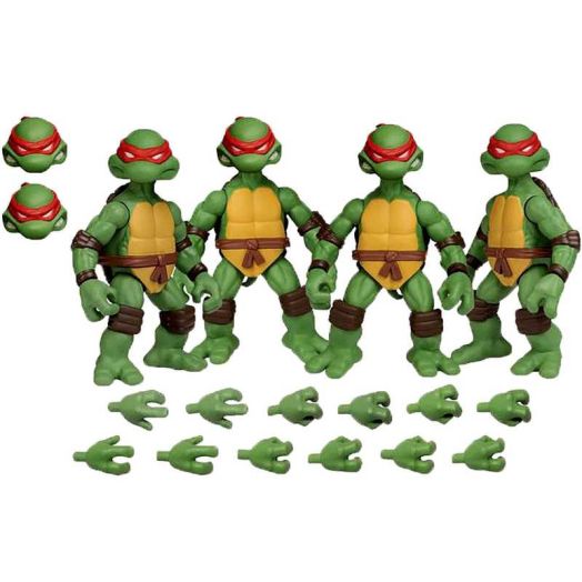 5 Points Teenage Mutant Ninja Turtles 4 Figure Deluxe Set 2024 Mezco Toys