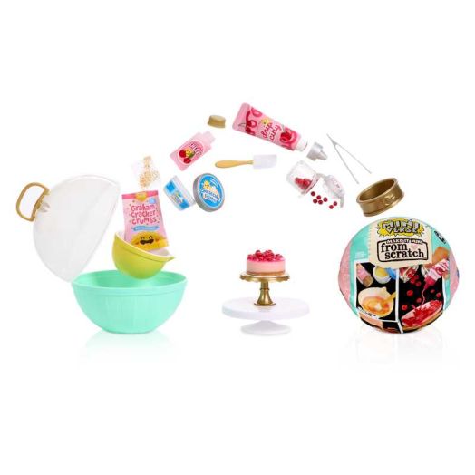MGA's Miniverse Make It Mini From Scratch Series 2, Mini Collectibles, Mystery Blind Packaging, Miniature, DIY, Replica Food, Air Dry, NOT EDIBLE, Collectors, Gifts, 8+