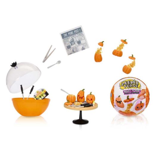 MGA's Miniverse Make It Mini Halloween 2025, Beetlejuice, Spooky, Resin Food, Not Edible, Collectors, 8+, Gift