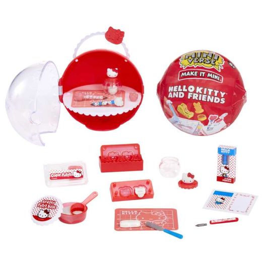 MGA's Miniverse Make It Mini Hello Kitty and Friends Series 3 Mini Collectibles, Sanrio, Retro Stationery Replicas, Crafts, 8+