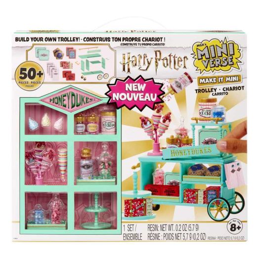 MGA's Miniverse Make It Mini Honeydukes Harry Potter Mini Collectibles, Blind Pack, DIY, Resin, Replica Food, Not Edible, Collectors, 8+