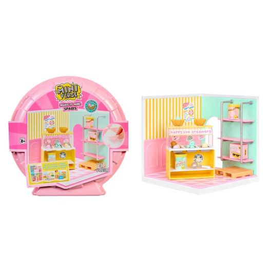 MGA's Miniverse - Spaces Starter Pack- Ice Cream, DIY, Resin Play, Replica, Not Edible, Collectors, 8+