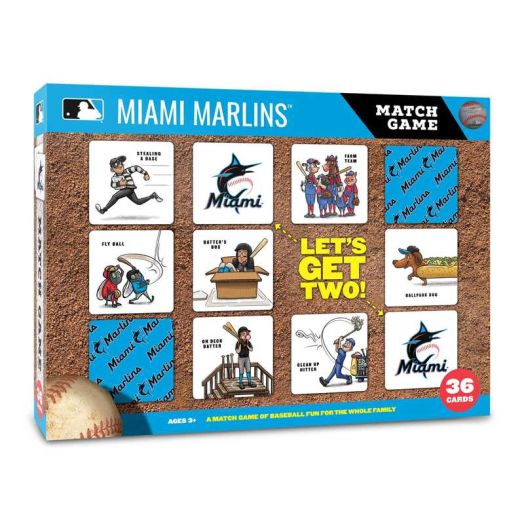 YouTheFan MLB Miami Marlins Memory Match Game