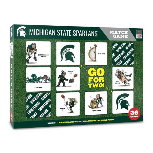 YouTheFan NCAA Michigan State Spartans Memory Match Game