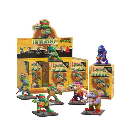 Mighty Jaxx Arcade: Teenage Mutant Ninja Turtles Blind Box Toy Collectible Figurines Box of 6