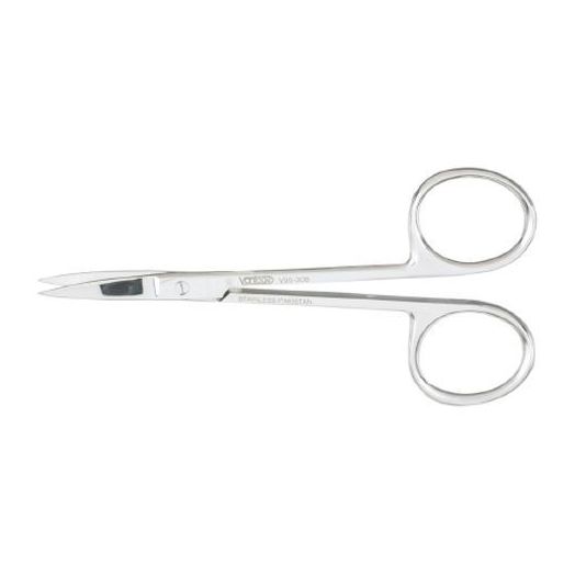 Miltex Vantage Iris Scissors, 4-1/8" Curved Sharp/Sharp Tips