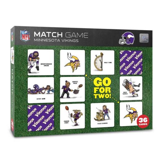 YouTheFan NFL Minnesota Vikings Memory Match Game