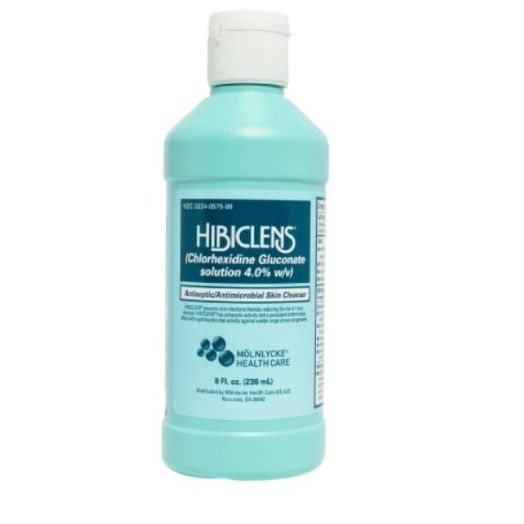 Molnlycke Hibiclens Antiseptic/Antimicrobial Skin Cleanser, 8 oz Bottle