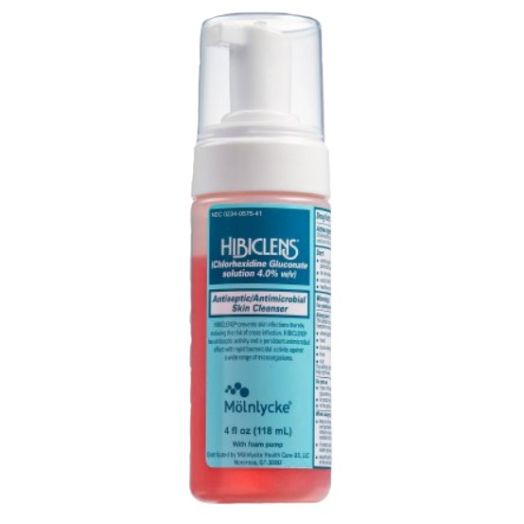 Molnlycke Hibiclens Antiseptic/Antimicrobial Skin Cleanser, 4 oz Pump Bottle